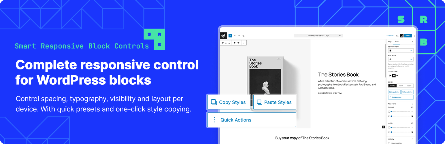 WordPress 外掛 Swell Smart Responsive Block Suite 的封面圖片。