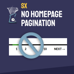 SX No Homepage Pagination