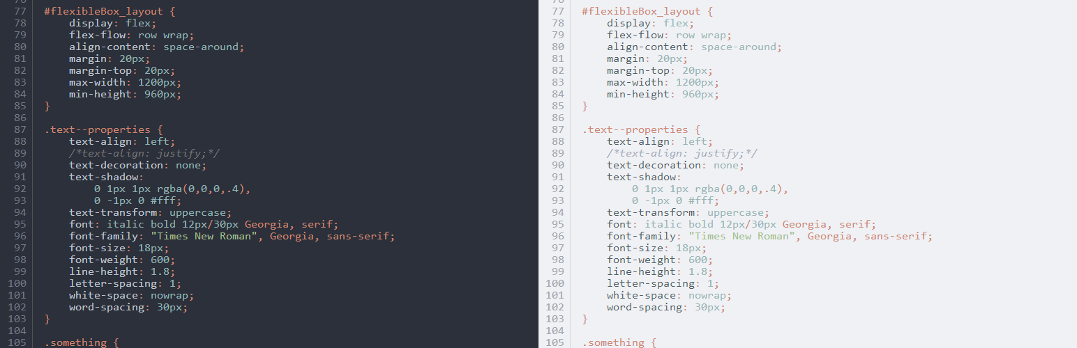 SyntaxHighlighter – Spacegray