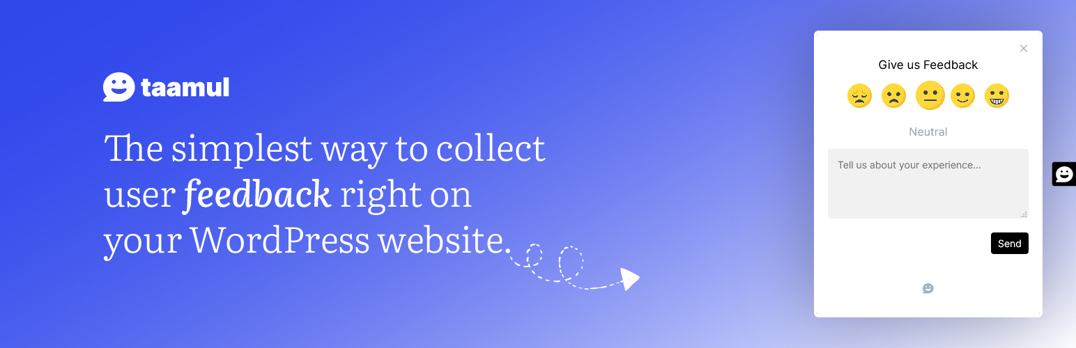 Taamul – WordPress Feedback Modal Plugin