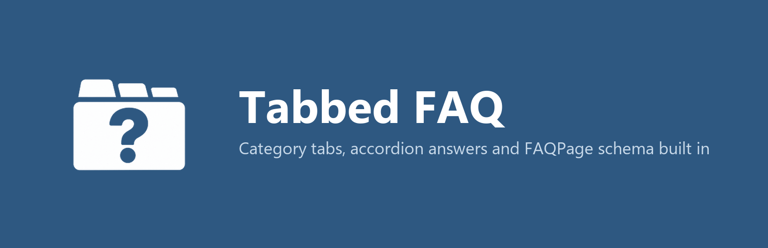 WordPress 外掛 Tabbed FAQ 的封面圖片