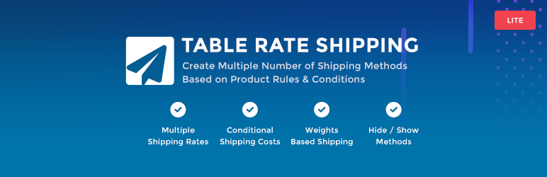 Shipped – Table Rate Shipping Method | for WooCommerce