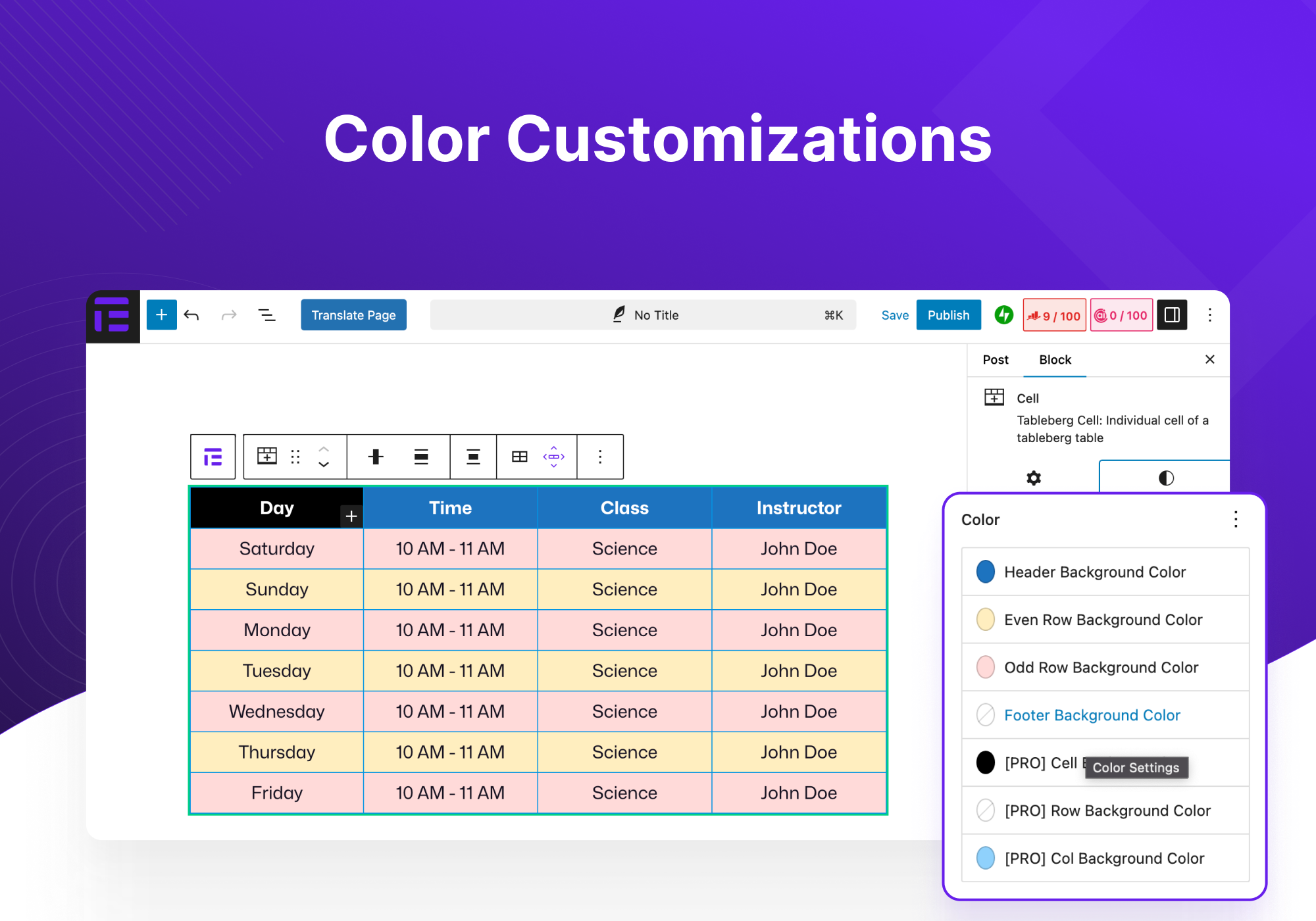 Table Block by Tableberg – WordPress Table Plugin For Block Editor