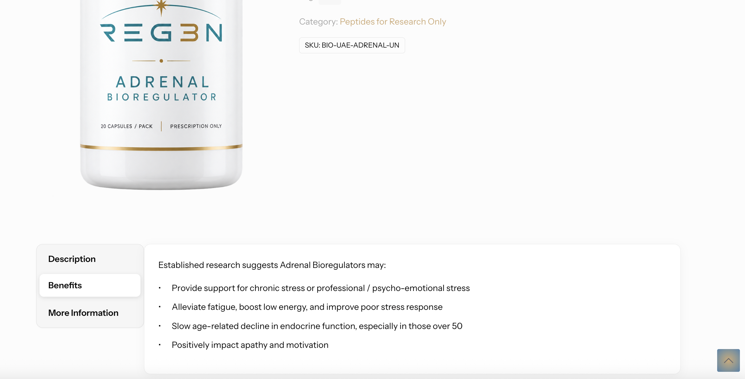 Responsive product tabs displayed as an accordion on the storefront.