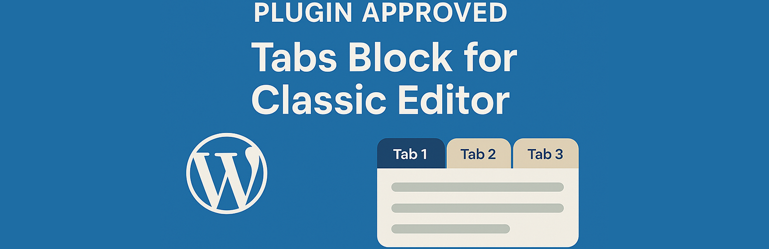 Tabs Block for Classic Editor