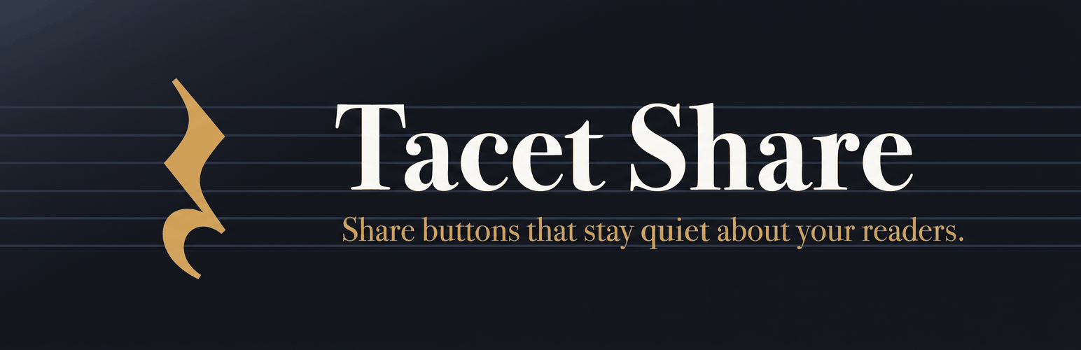 WordPress 外掛 Tacet Share 的封面圖片