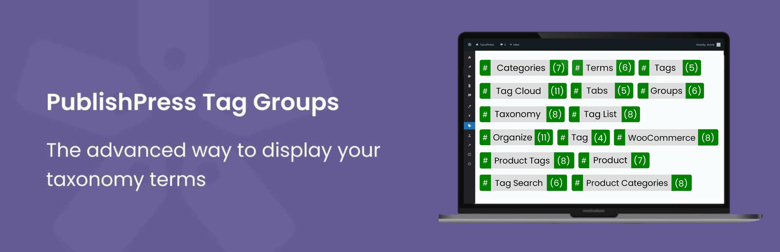 PublishPress Tag Groups: Stylish Displays For Your Tags and Categories preview