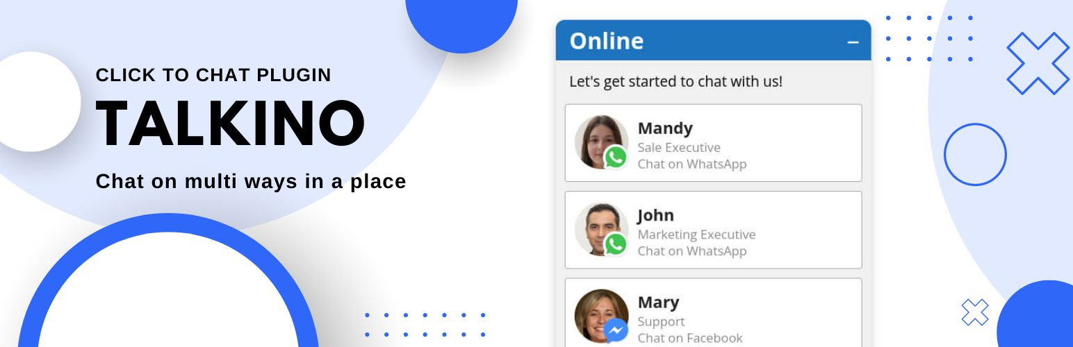 Talkino – WordPress Chat Plugin