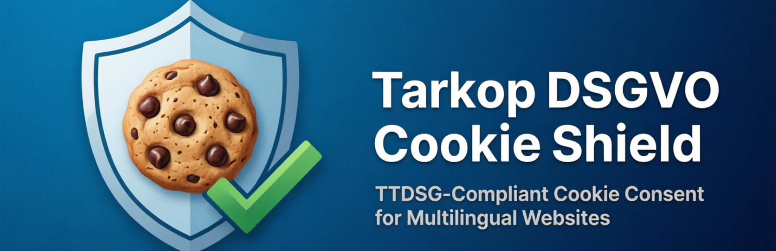 WordPress 外掛 Tarkop DSGVO Cookie Shield 的封面圖片