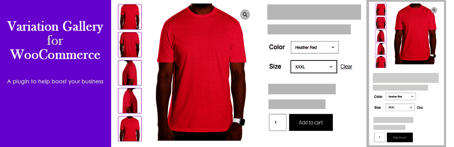 Variation Gallery for WooCommerce preview