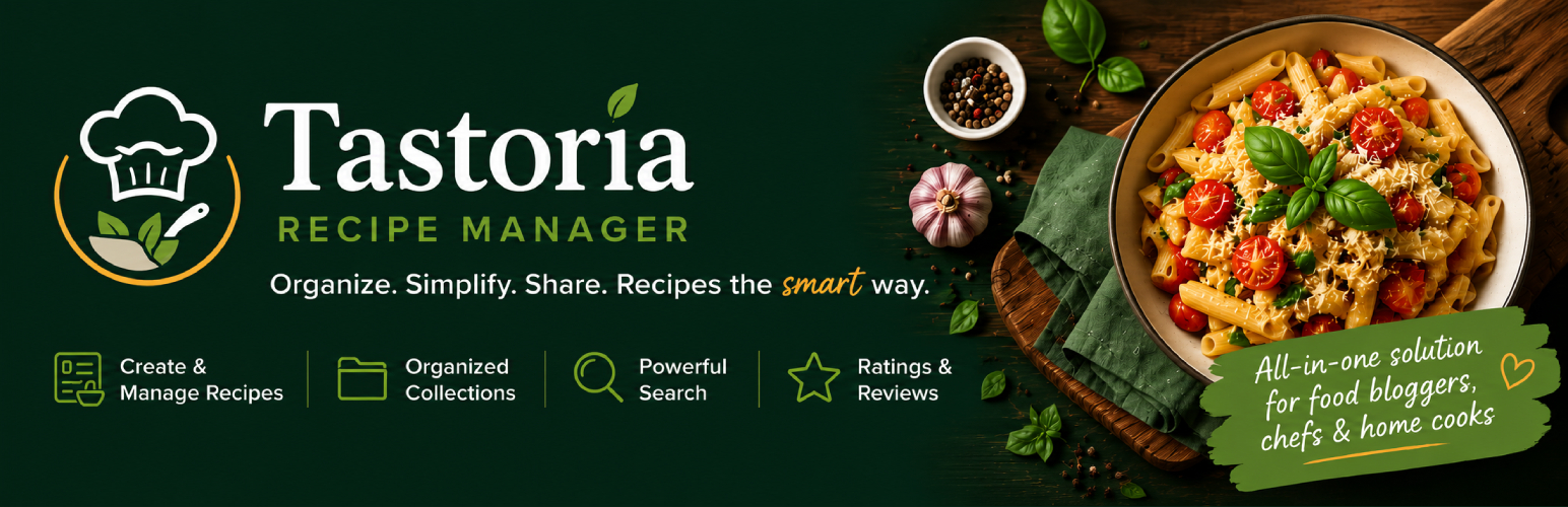 Tastoria Recipe Manager