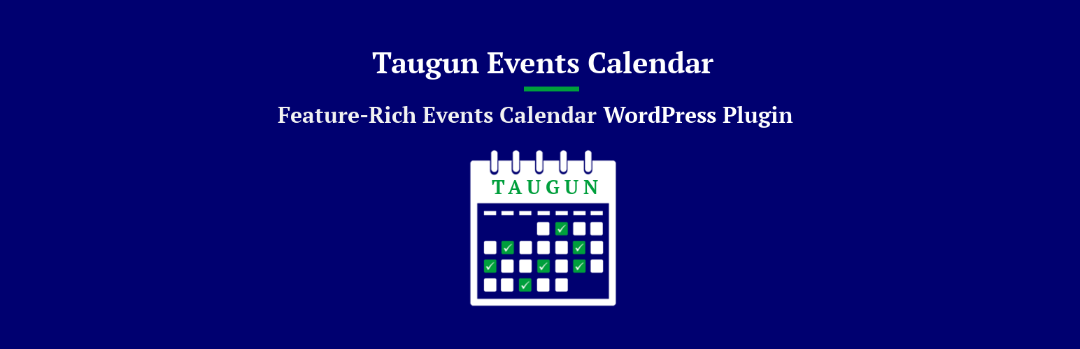 Taugun Events Calendar