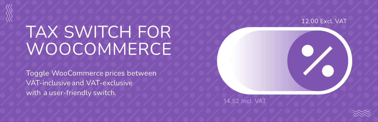 WordPress 外掛 Tax Switch for WooCommerce 的封面圖片。