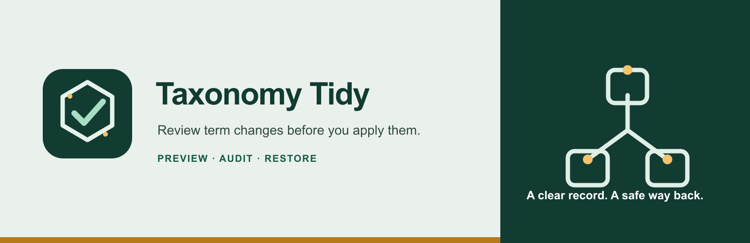 Taxonomy Tidy