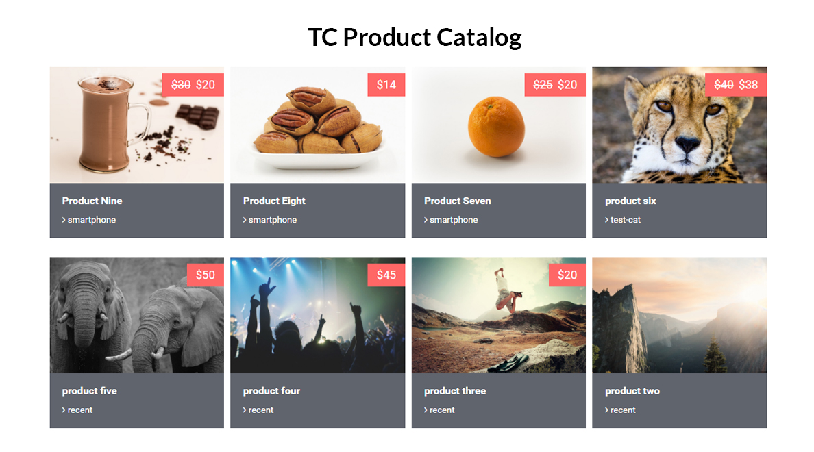 Product Catalog