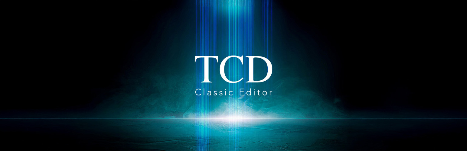 WordPress 外掛 TCD Classic Editor 的封面圖片。