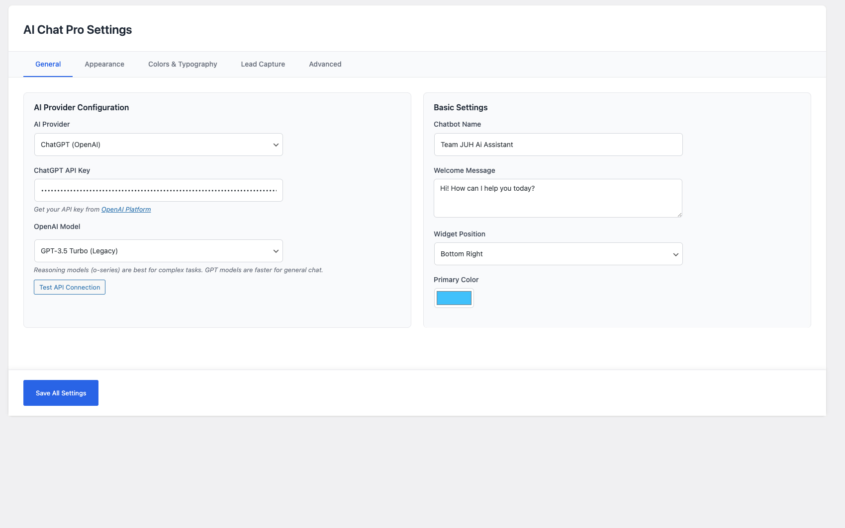 <strong>Conversations List</strong> - Manage all chat conversations with visitor details