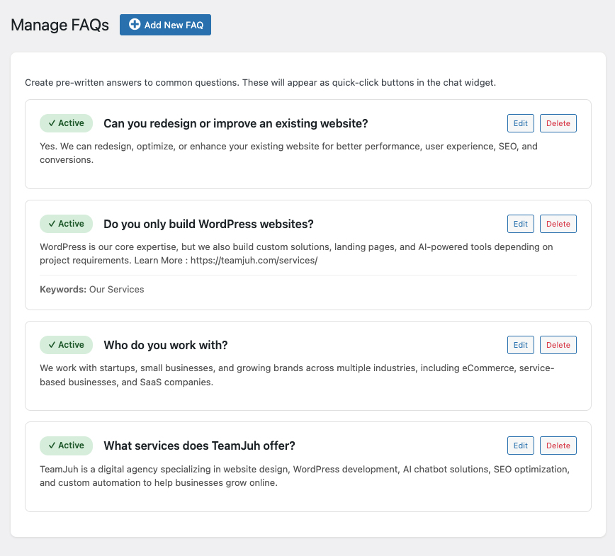 <strong>Live Chat</strong> - Real-time agent interface for customer support