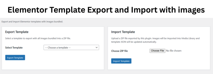 Template Porter for Elementor