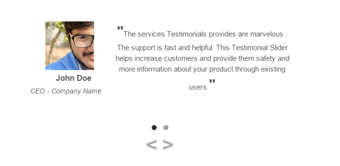 <p>Display your testimonials in a beautiful slider.</p>