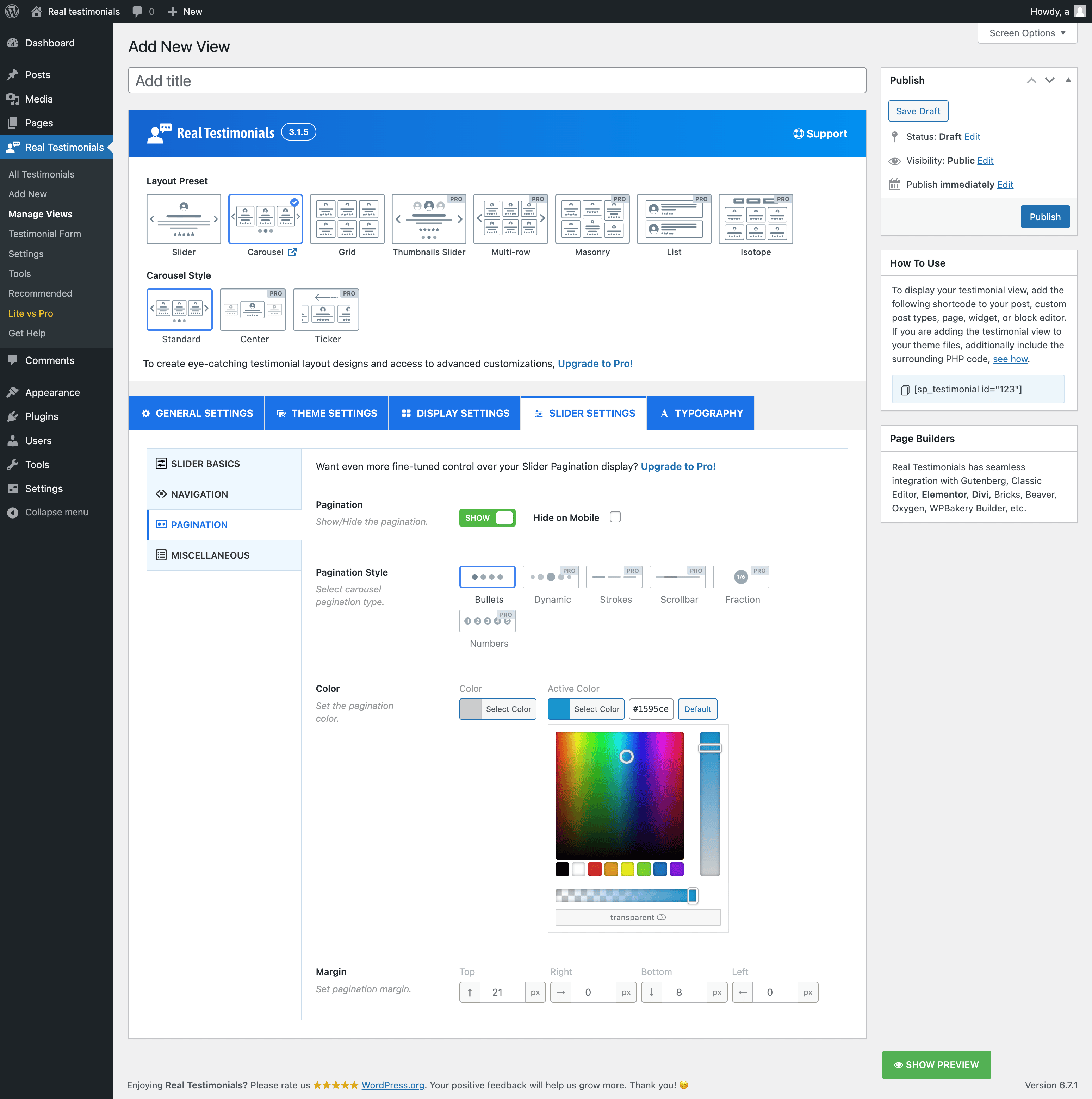 Pagination