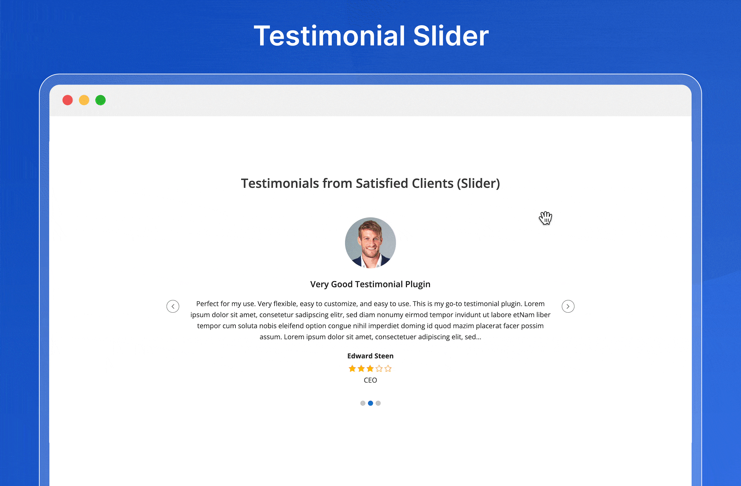 Testimonial Slider with Shortcode