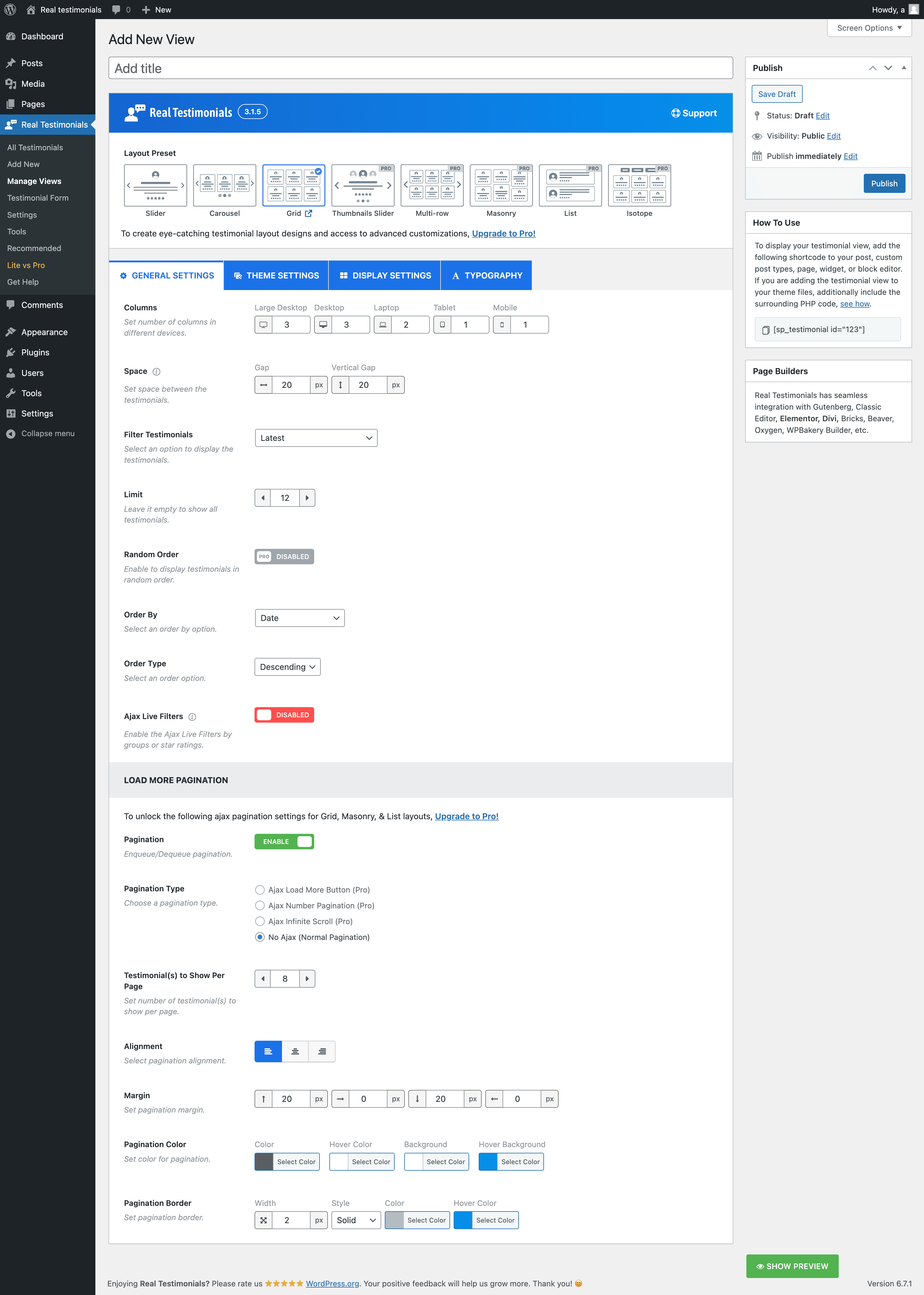 General Settings