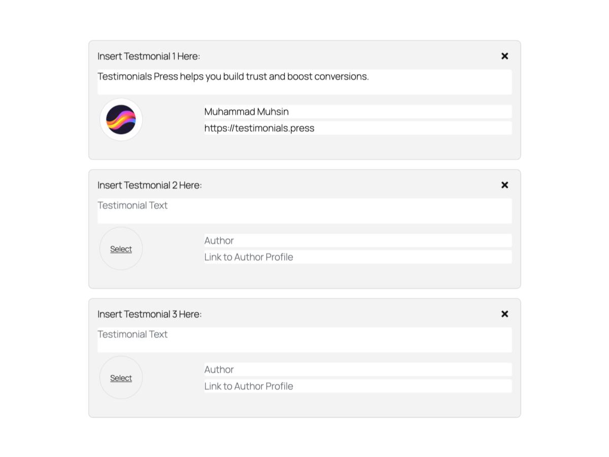 Testimonials Press - Screenshot 1