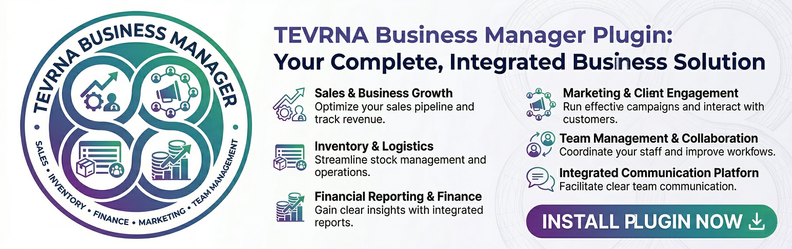 Tevrna Business Manager Suite