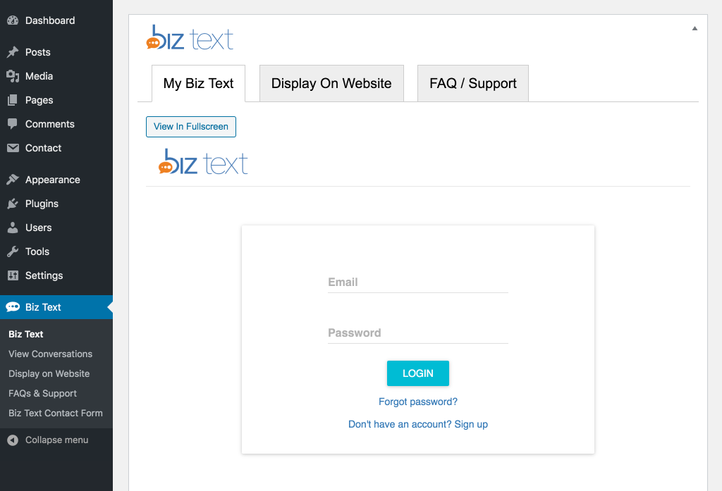 Text Message SMS Plugin