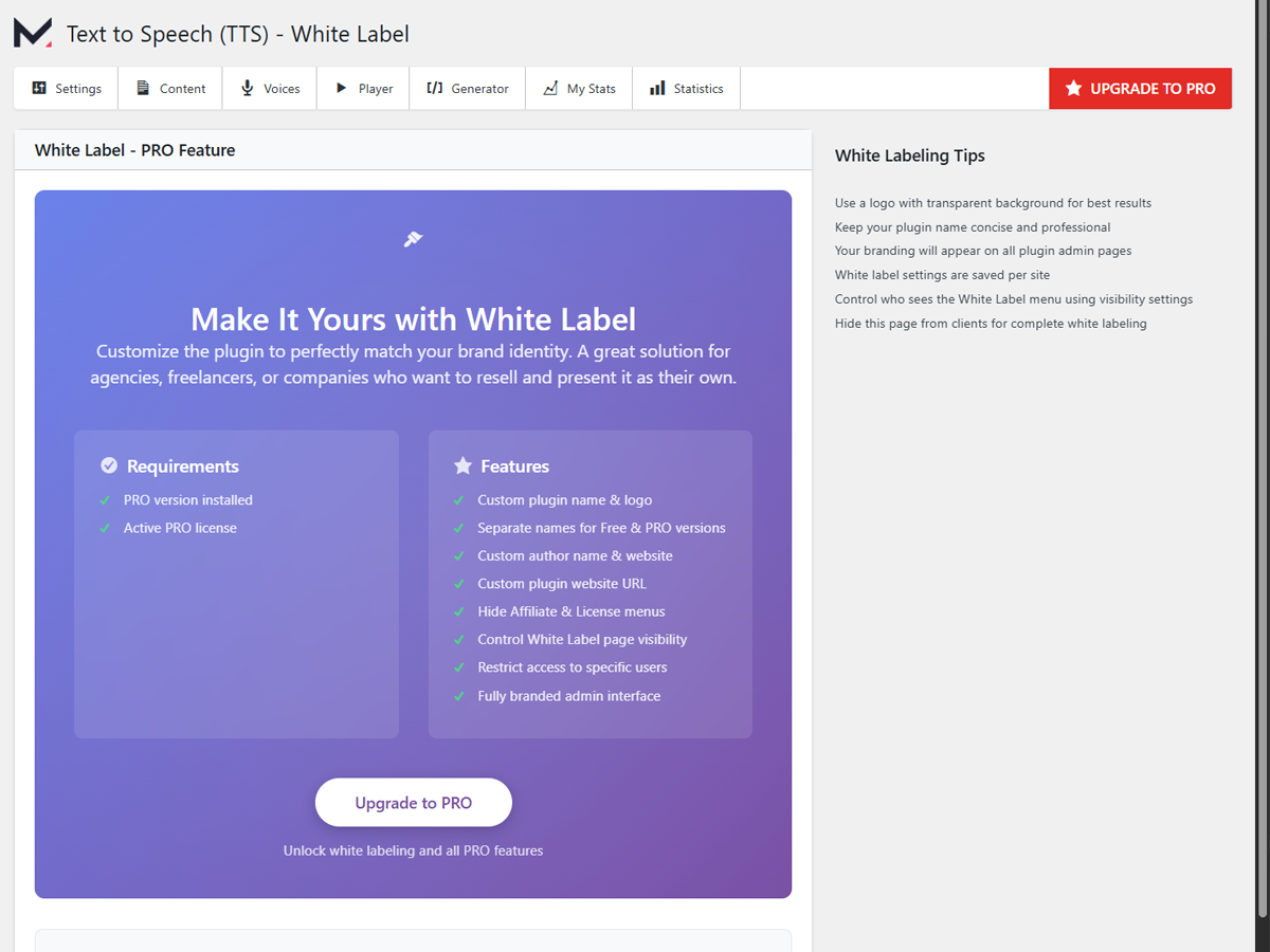 Make it Yours with White Labeling