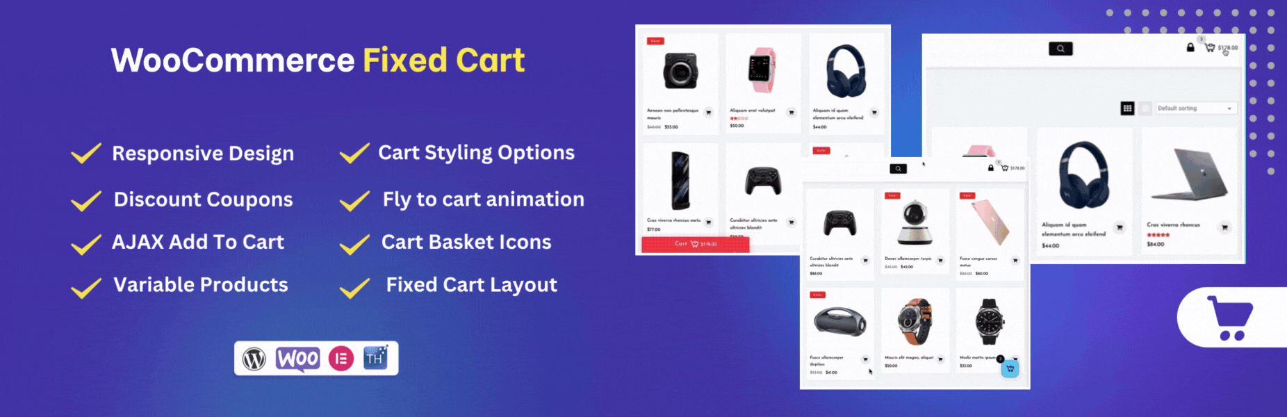 WooCommerce Shopping & Floating Cart