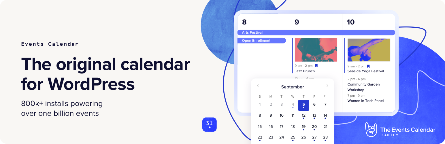 Plugin The Events Calendar —