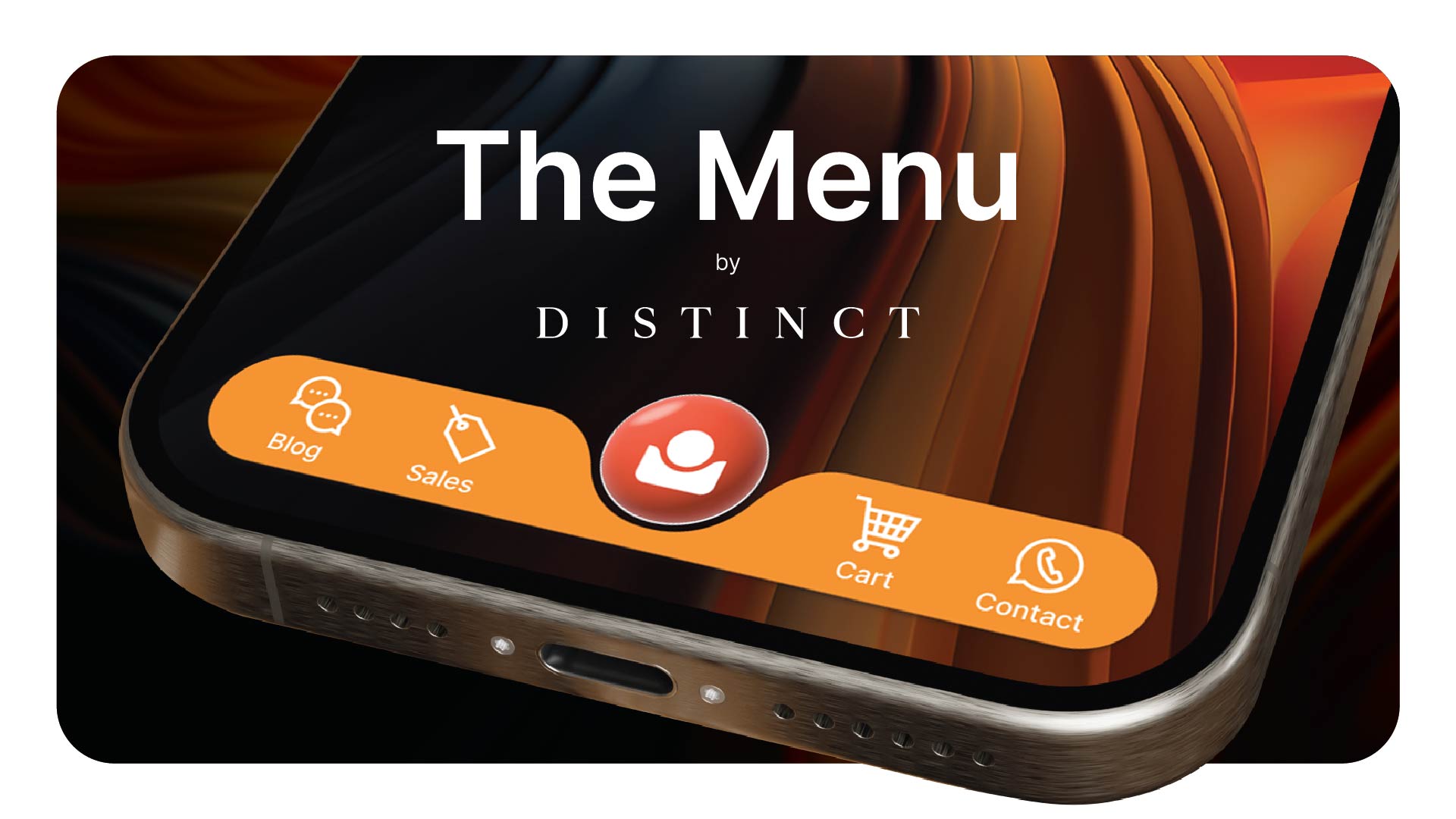 The Menu by Distinct - Mobile navigation made beautiful