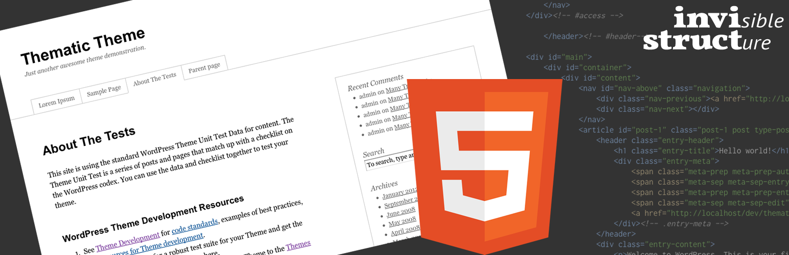 Thematic html5 plugin