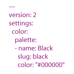 Theme YAML – Use YAML instead JSON for your theme.json settings and styles Icon