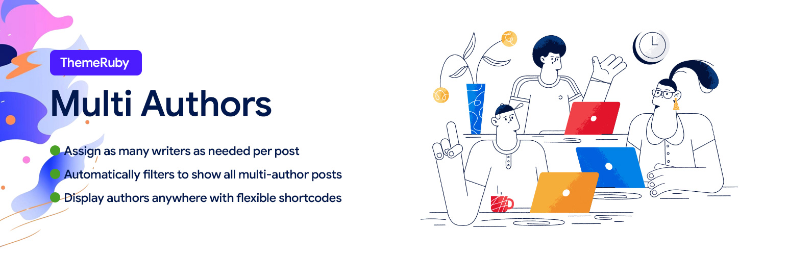 ThemeRuby Multi Authors – Assign Multiple Writers to Posts