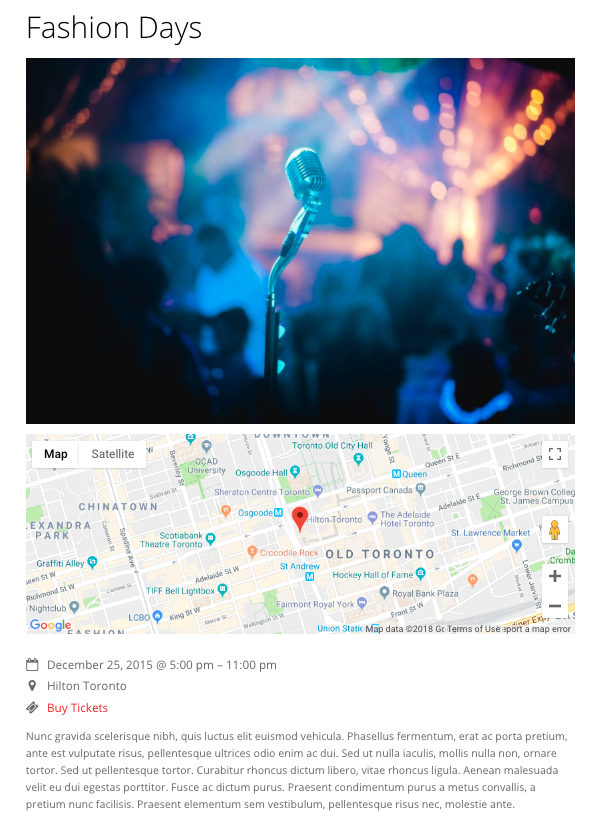 Themify Event Post - Screenshot 1