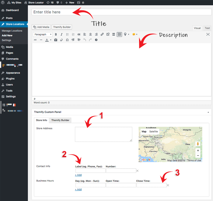 Themify Store Locator