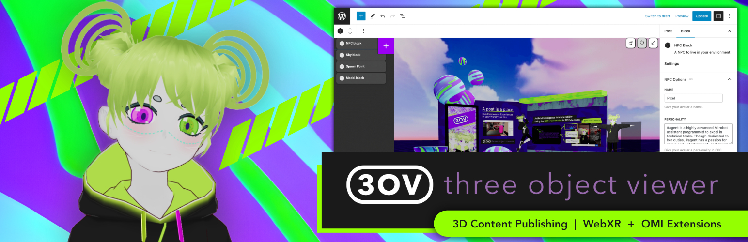 Three Object Viewer