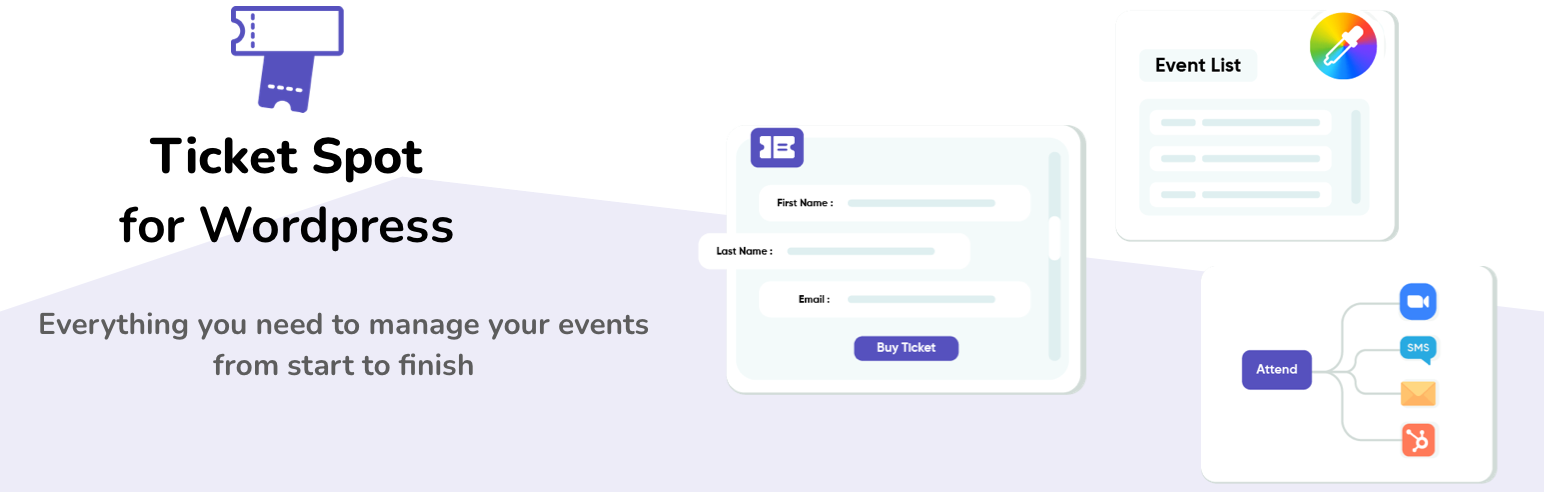 WordPress 外掛 Event Tickets, RSVPs, Calendar 的封面圖片。