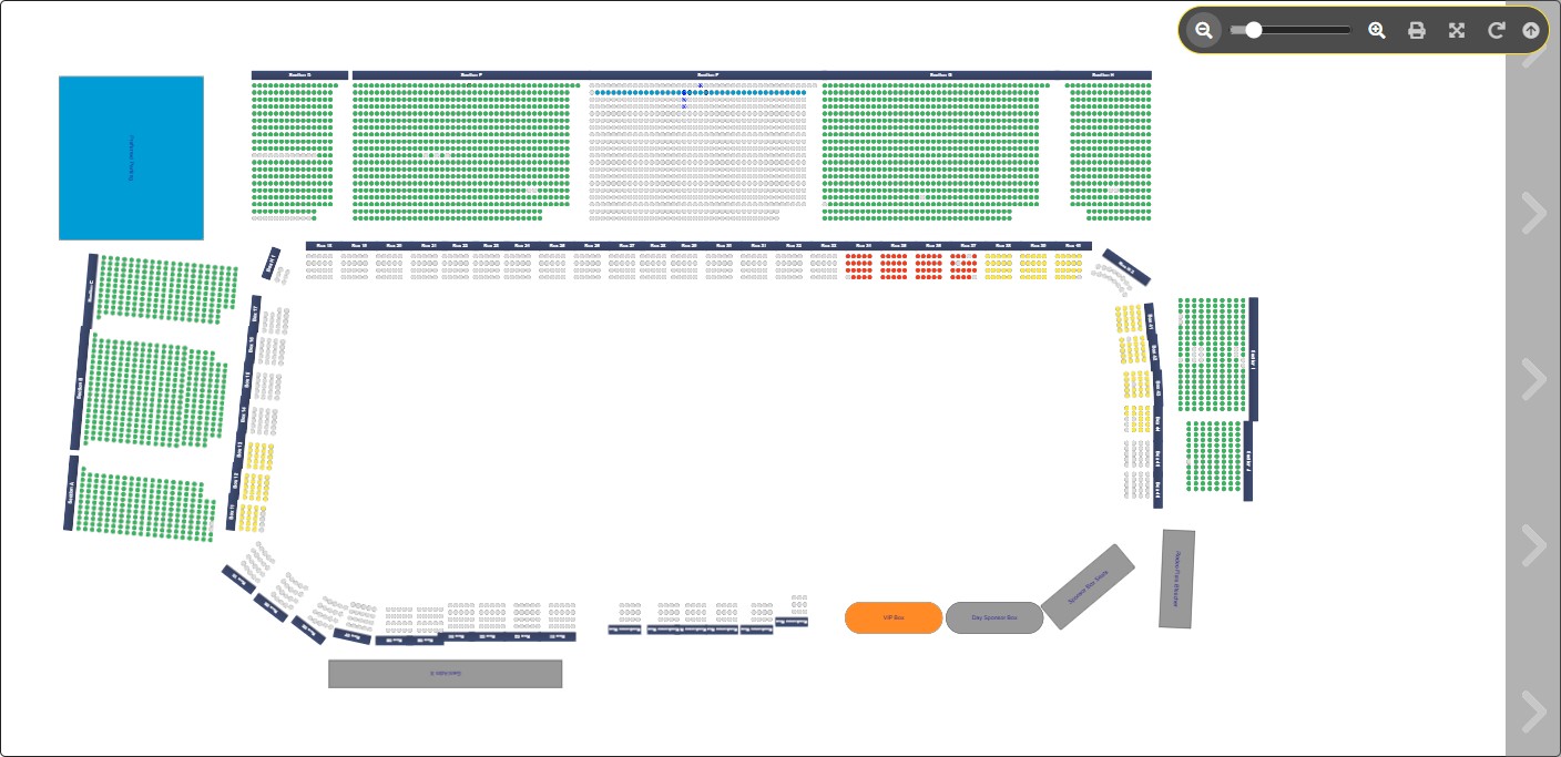 Let buyers choose seats on an interactive seating chart.