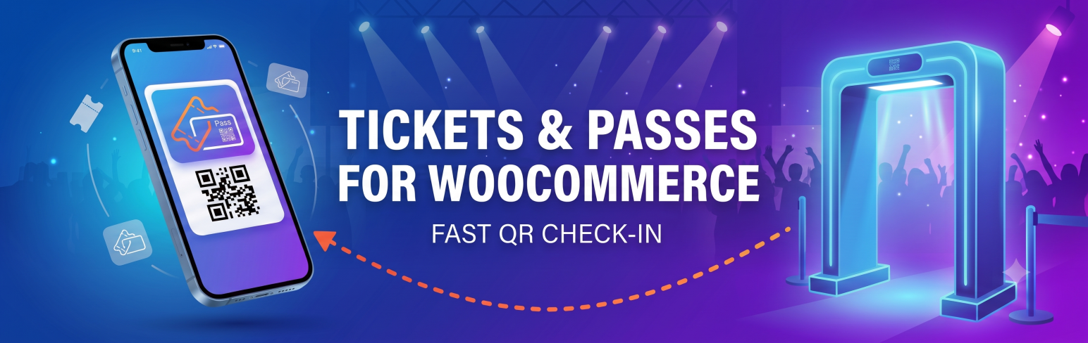 WordPress 外掛 Tickets & Passes for WooCommerce 的封面圖片