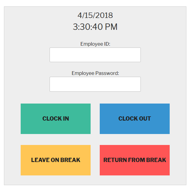 Time Clock &#8211; A WordPress Employee &amp; Volunteer Time Clock Plugin