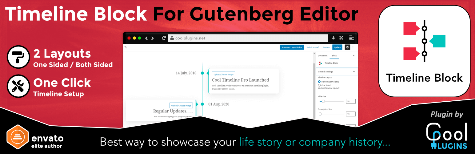 Timeline Block For Gutenberg