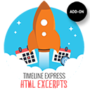 Timeline Express HTML Excerpts Add-on Icon