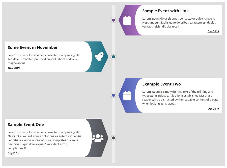 Timeline Layout 4