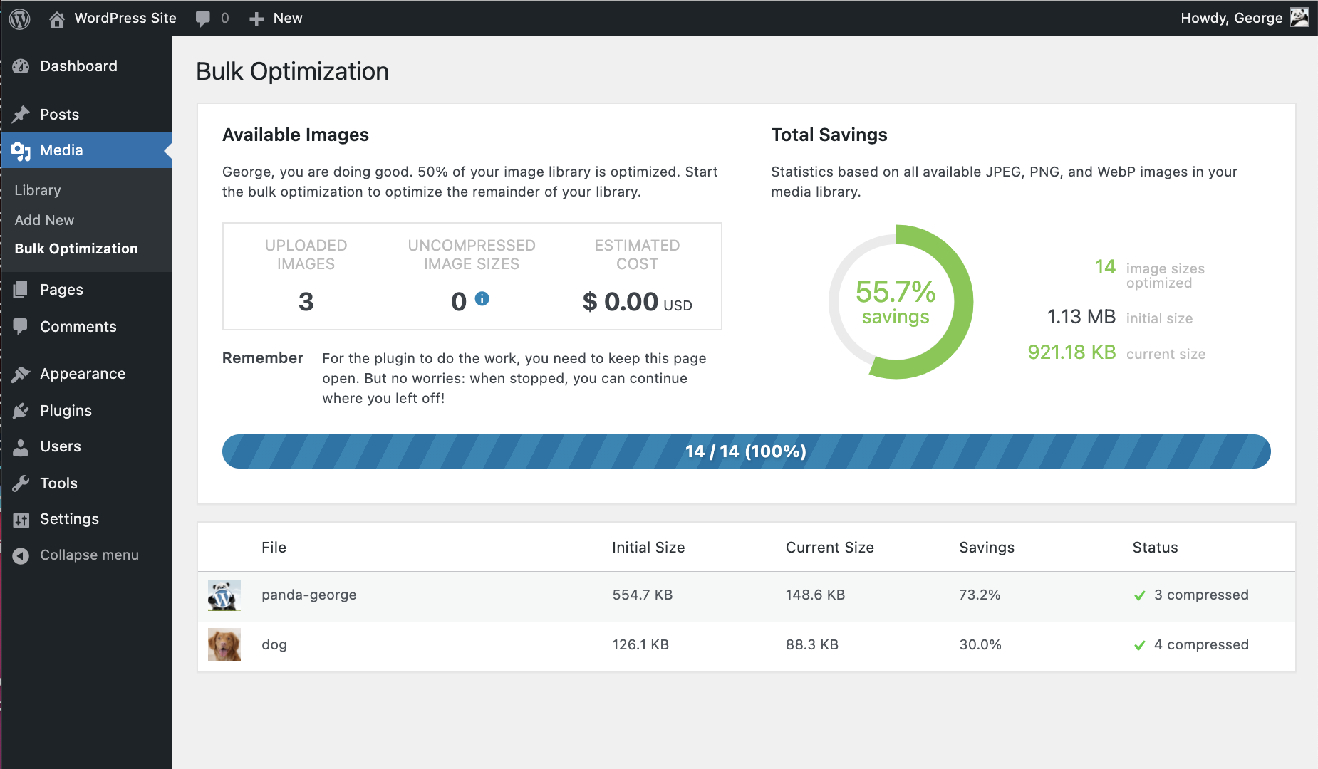 TinyPNG – JPEG, PNG & WebP image compression Screenshot