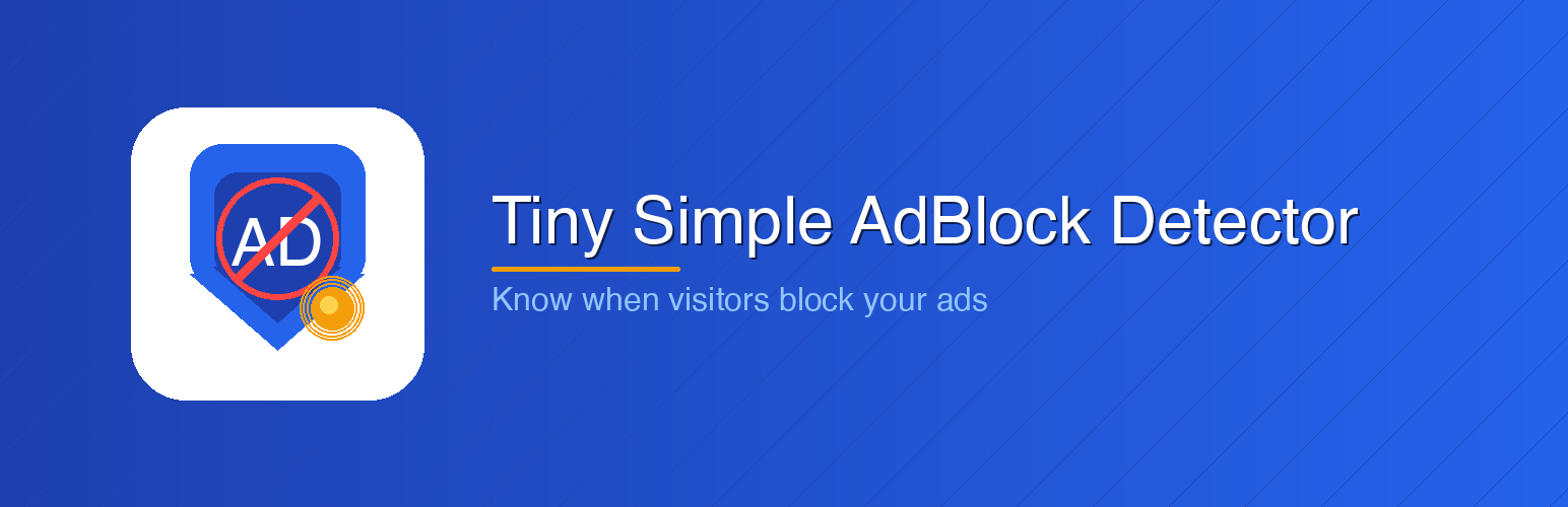 Tiny Simple AdBlock Detector