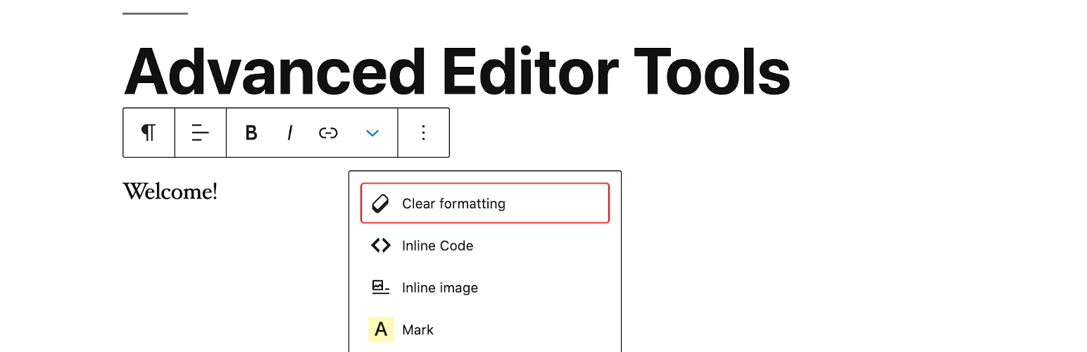 WordPress 外掛 Advanced Editor Tools 的封面圖片。